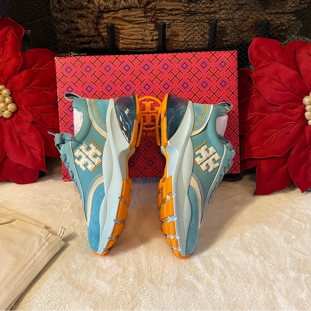 TORY BURCH GOOD LUCK BUBBLE TRAINER - Picture 8 of 11